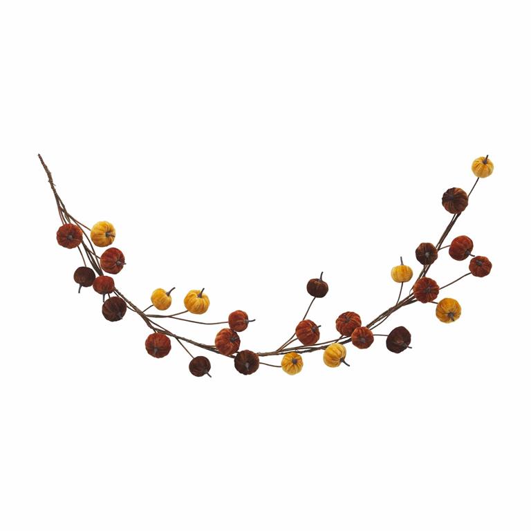 Velvet Pumpking Garland
