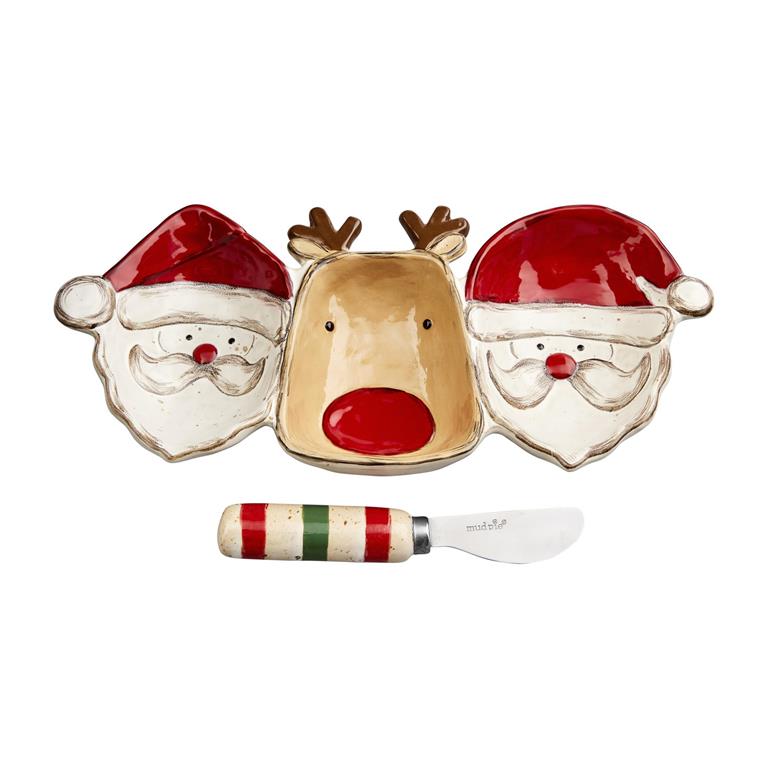 Santa Reinder Triple Dip Set