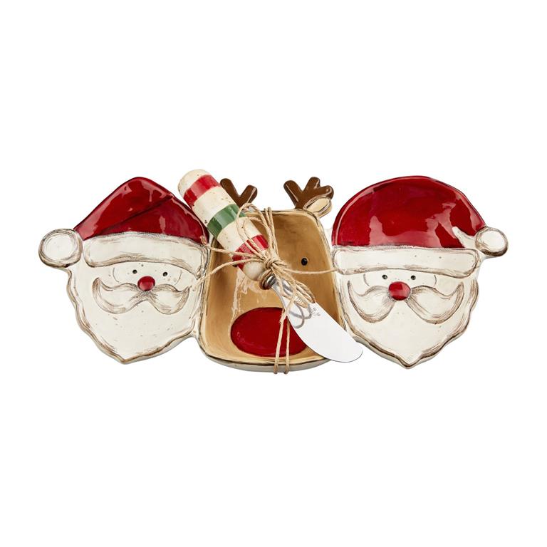 Santa Reinder Triple Dip Set