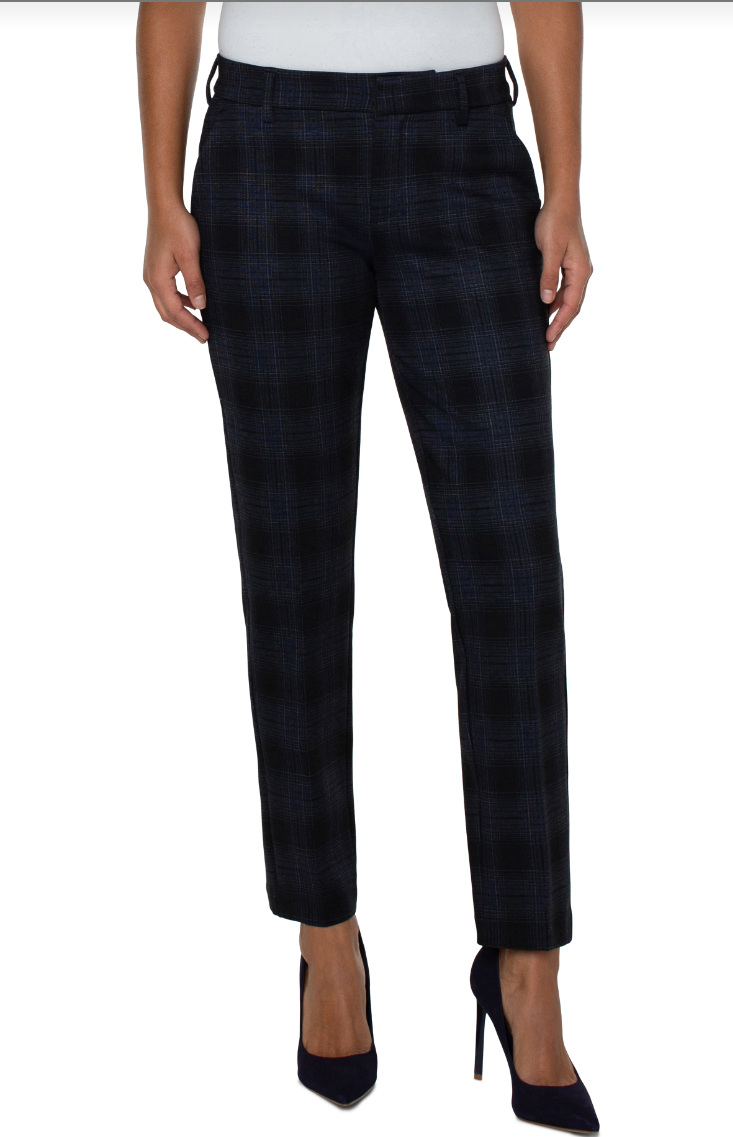 Kelsea Blue Plaid Trouser