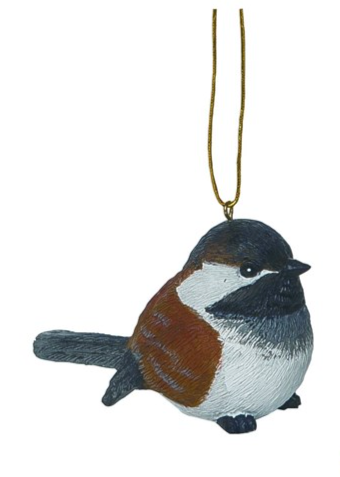 Snowy Bird Orn