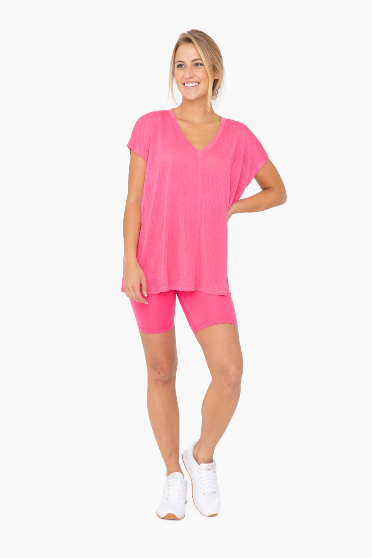 Modal Blend Relaxed V-Neck: Black / S:M:L (2:2:2)