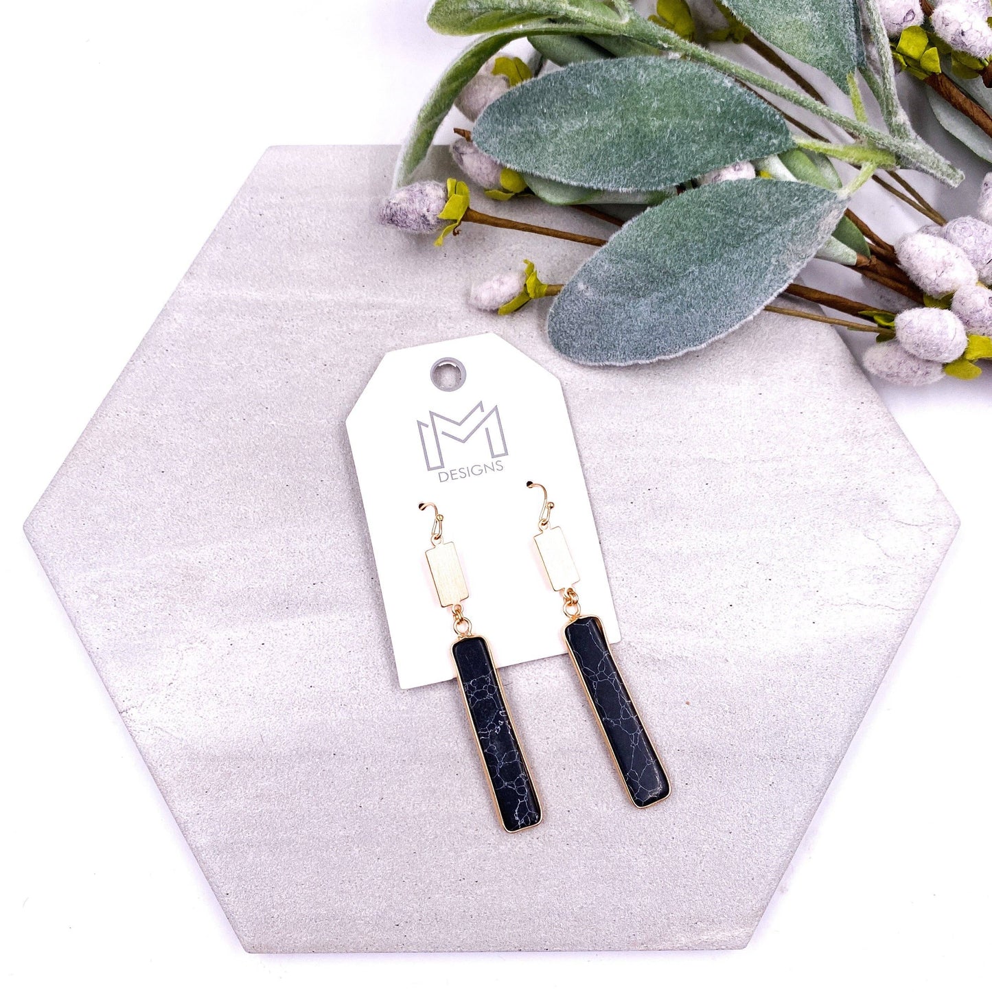 Spencer Earrings - Black