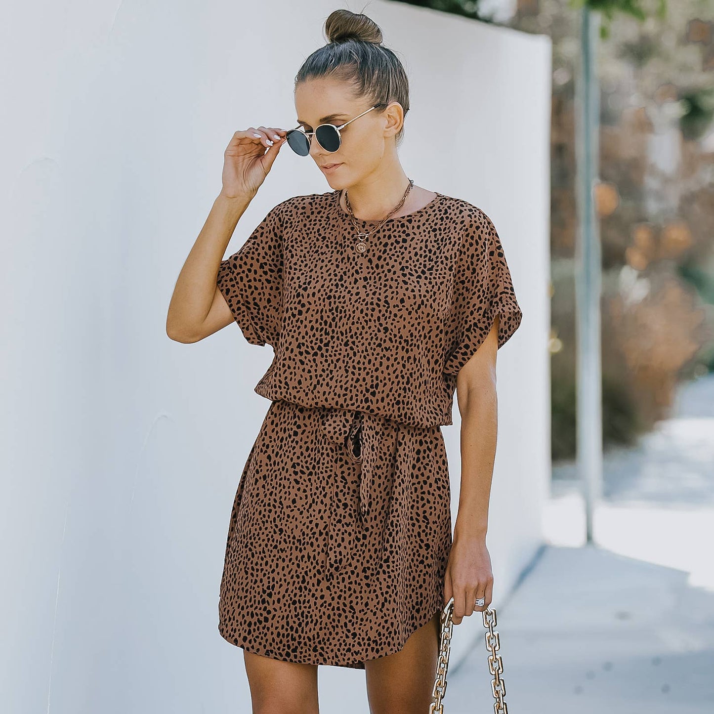 Leopard Shift Dress