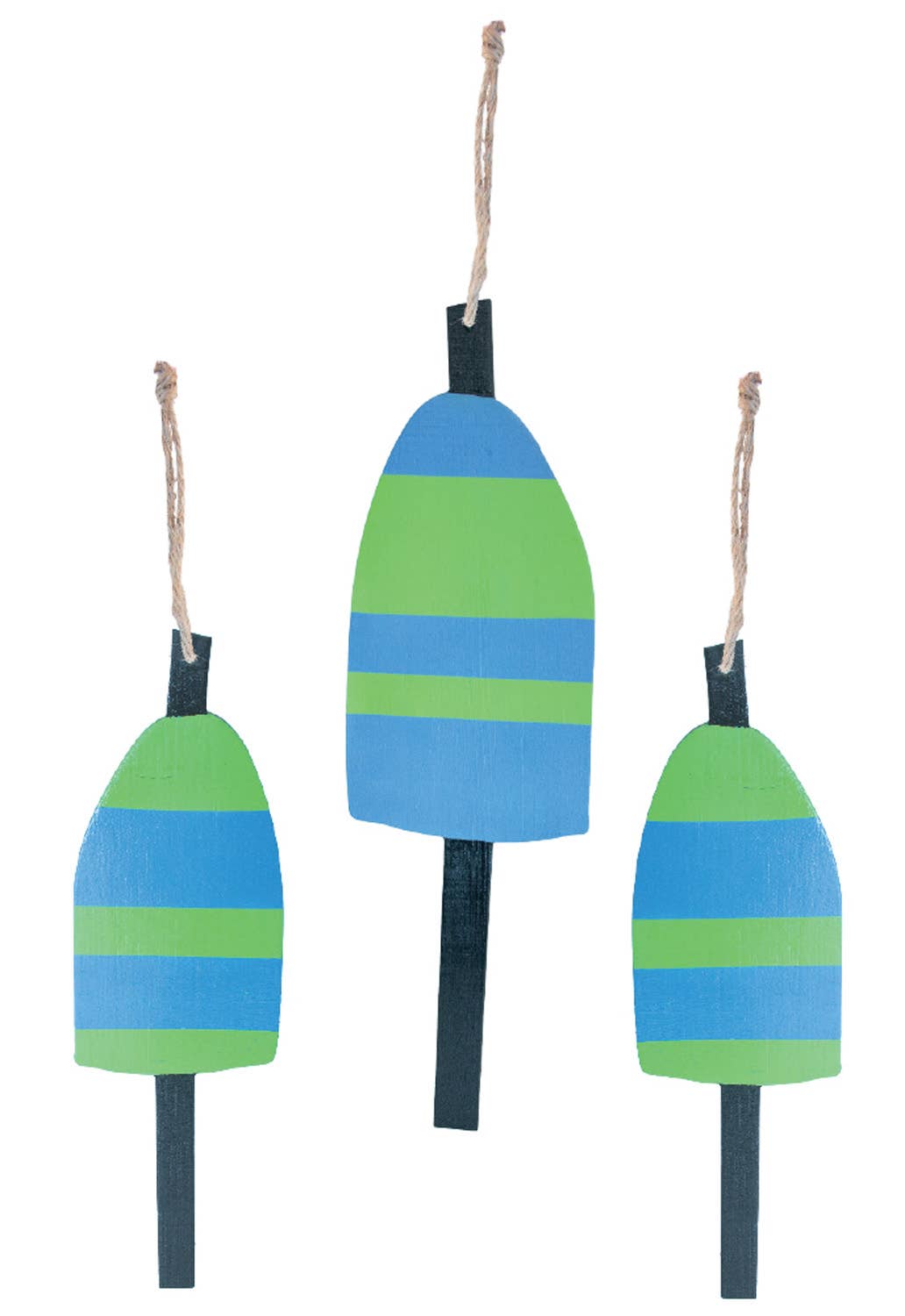 Blue & Green Buoy Decor