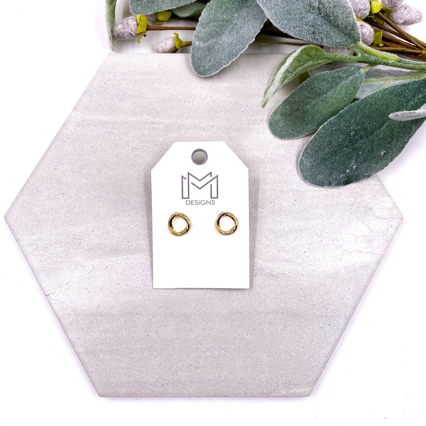 Eternity Earrings - Gold