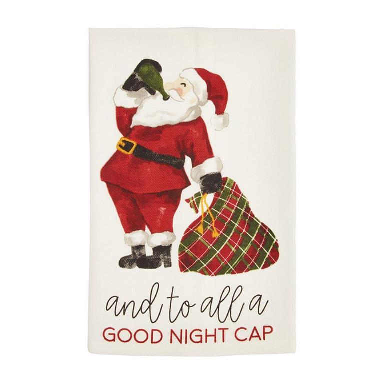 Christmas Night Cap Towel
