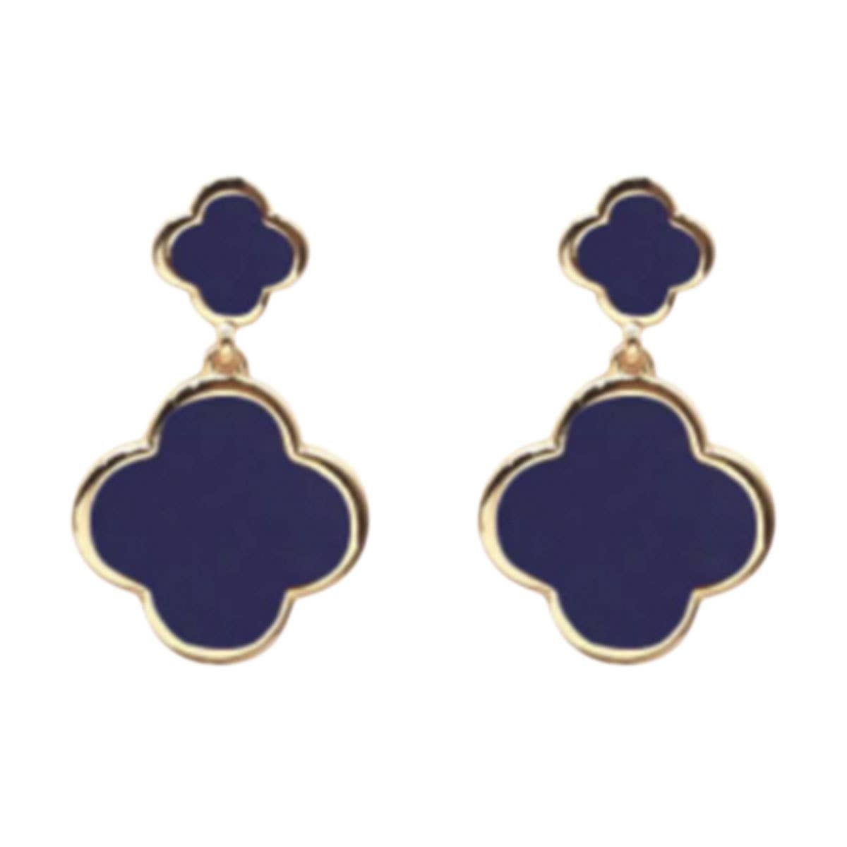 Navy Brook Earrings