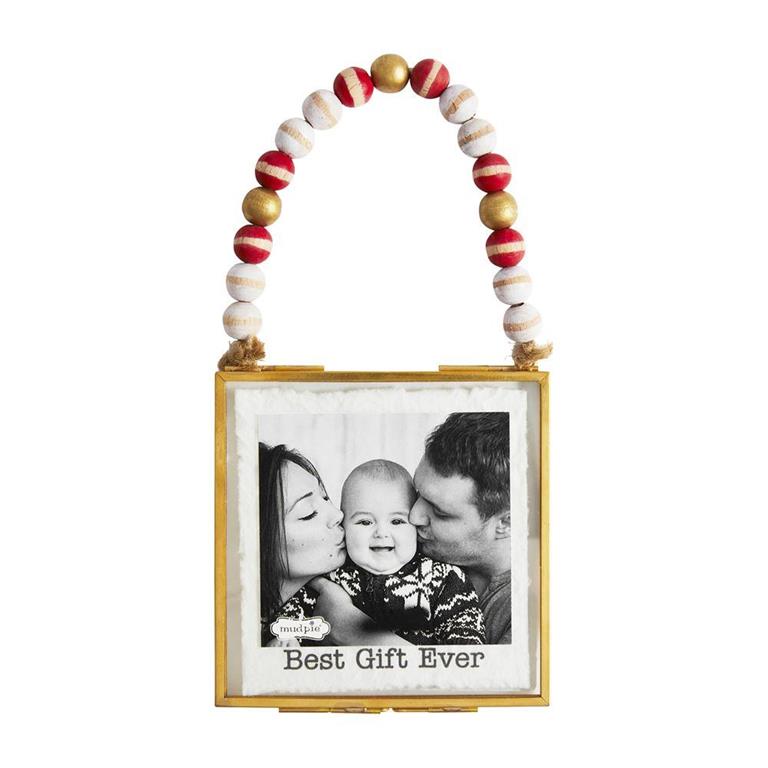 Beaded Photo Ornament