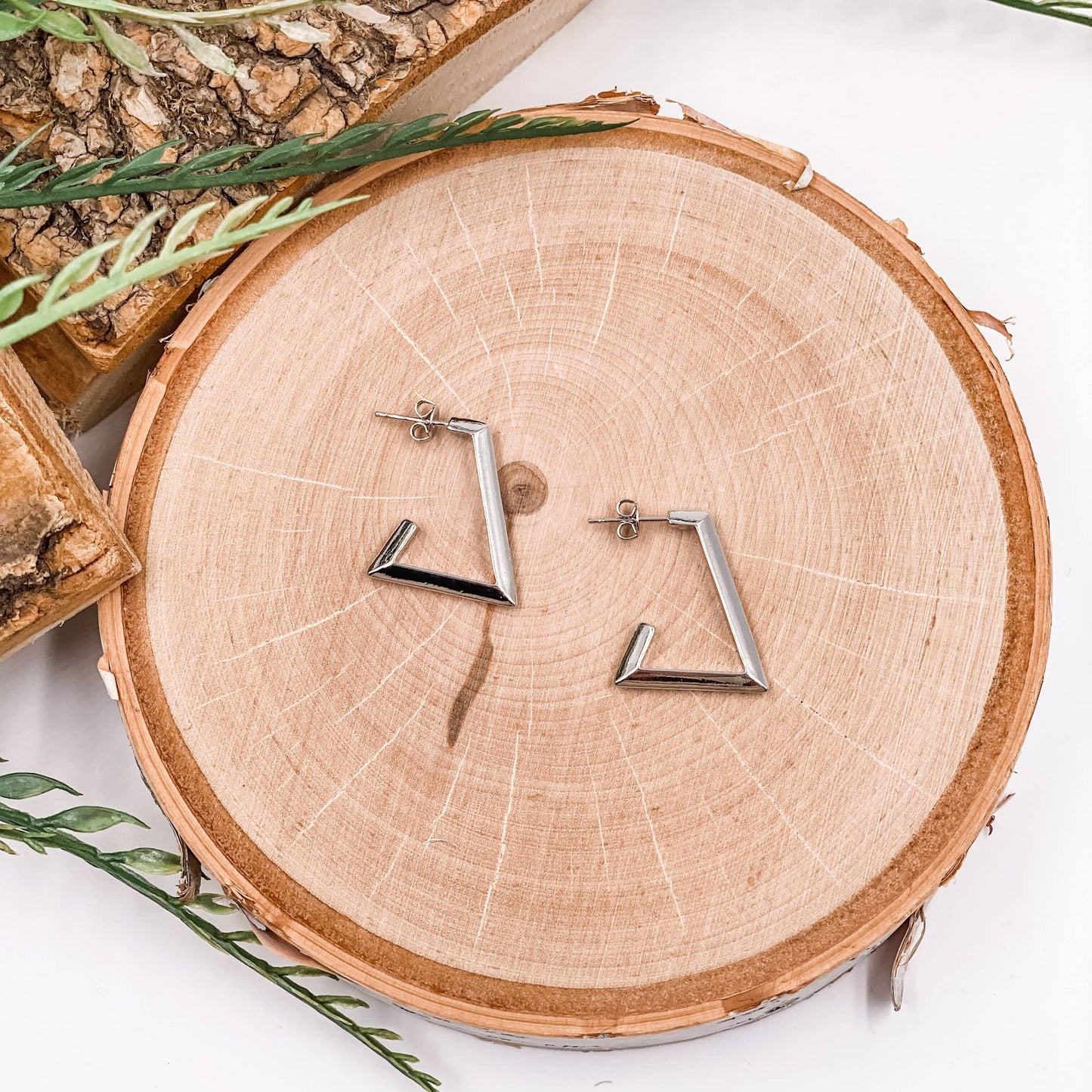 Jayden Earrings - White Gold