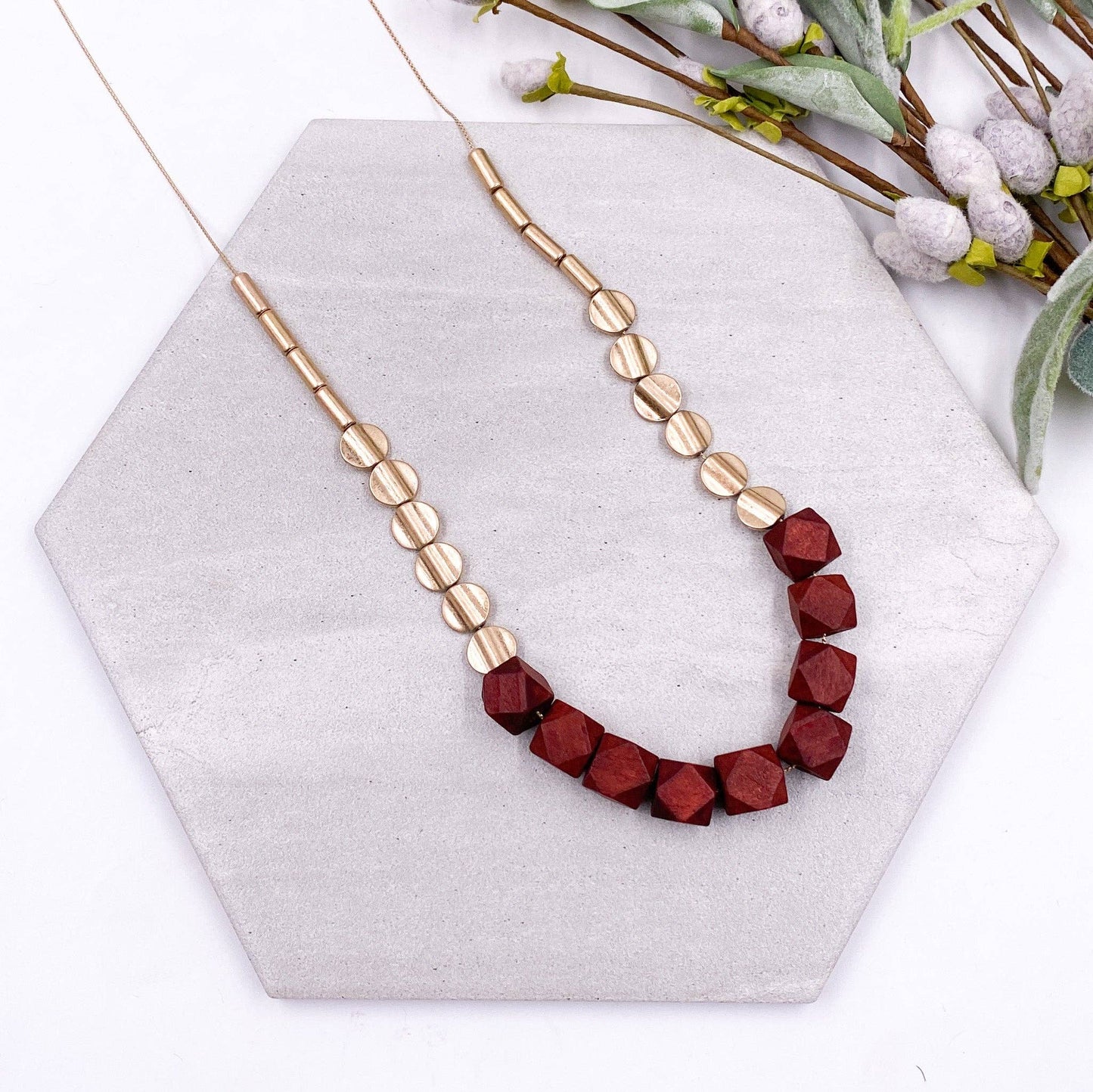 Greyson Necklace - Brown