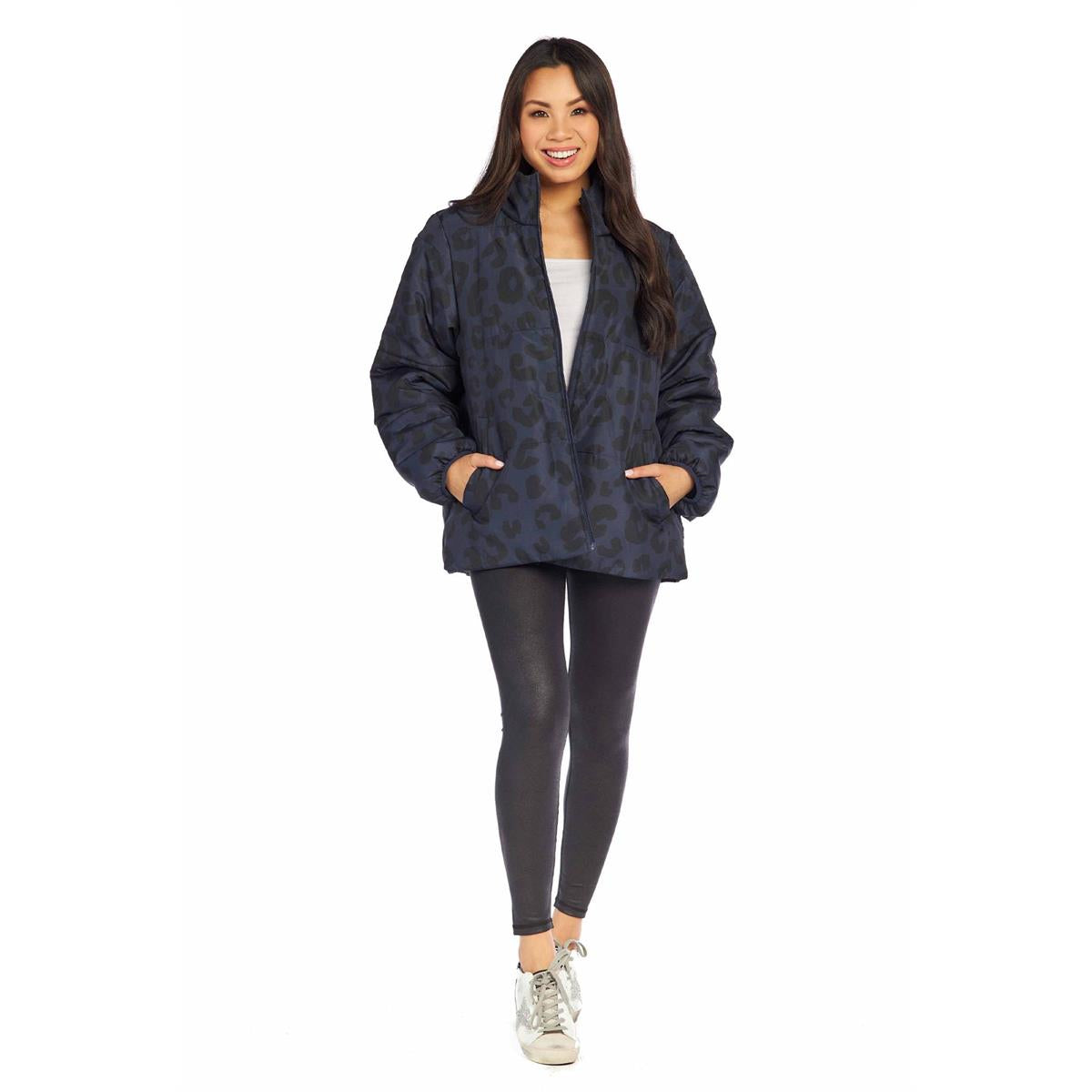 Navy Puffer Jacket