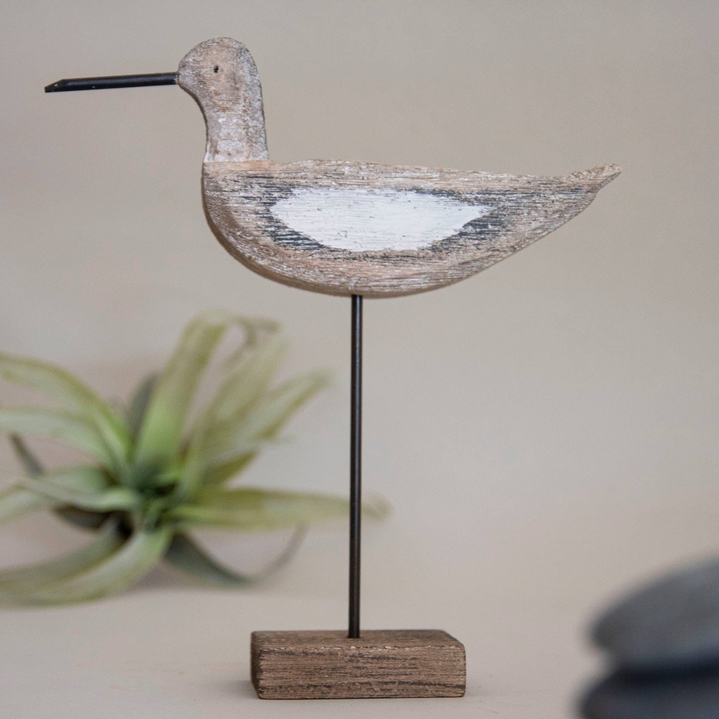 Wooden Bird Stand