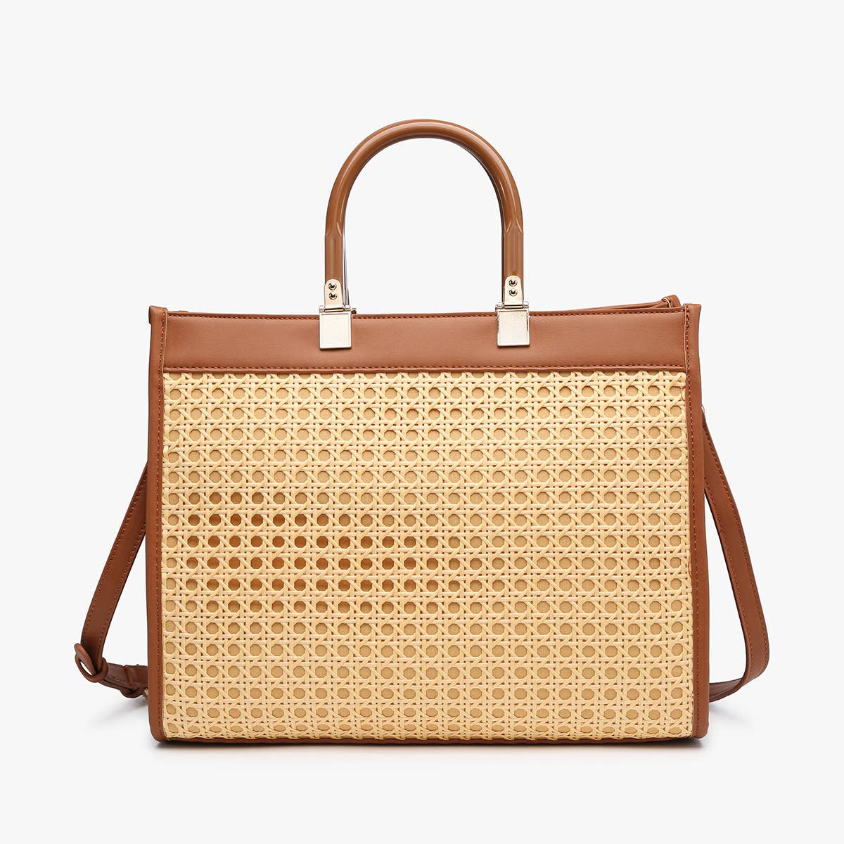 Mia Rattan Tote