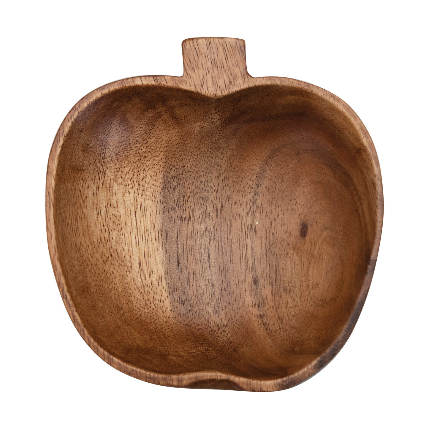 Hand Carved Acacia Pumpkin Dish