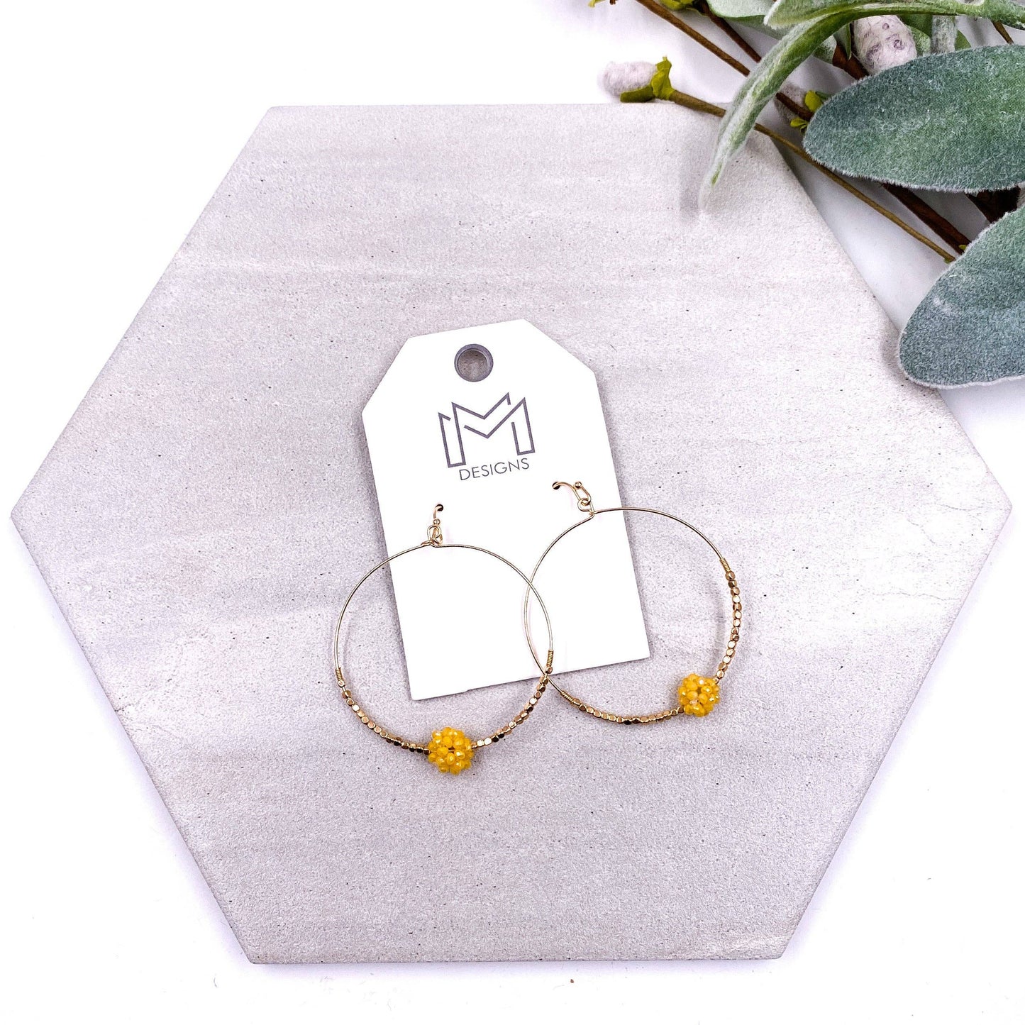 Becket Earring- Mustard