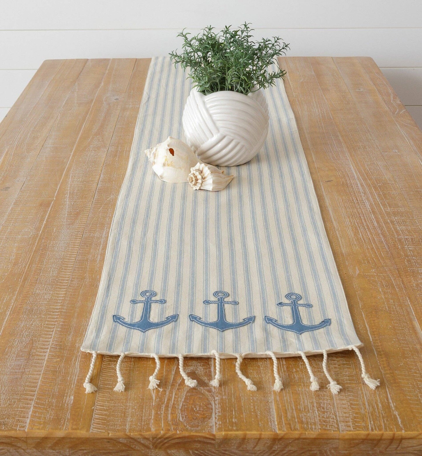 Nautical Anchor Table Runner