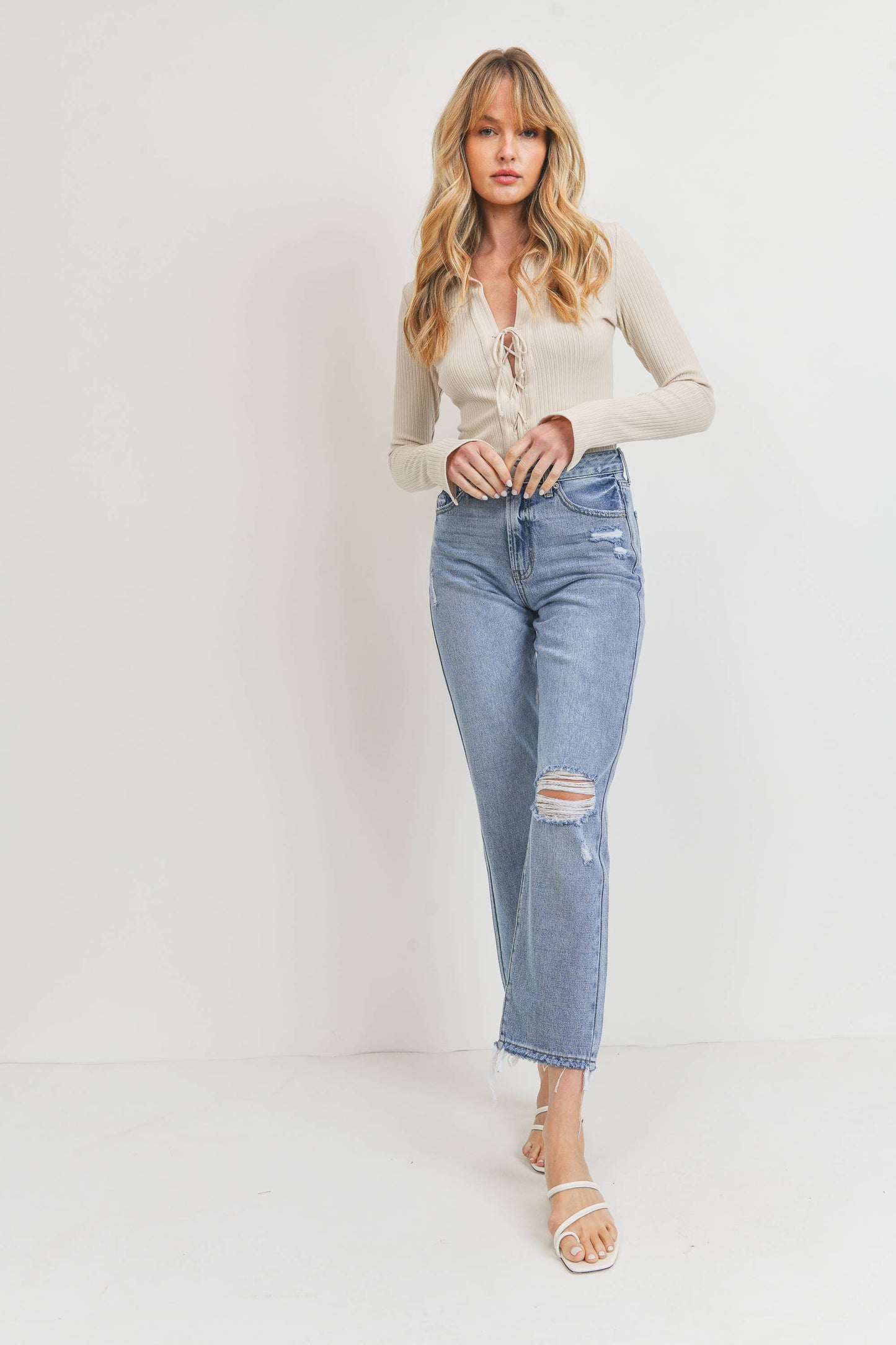 Relaxed Mom Jean Light Denim
