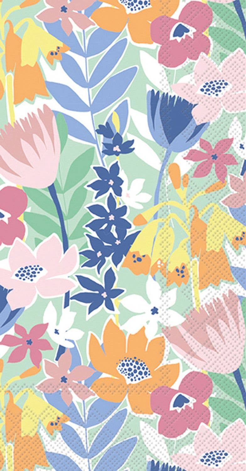 Flower Collage Guest Towels