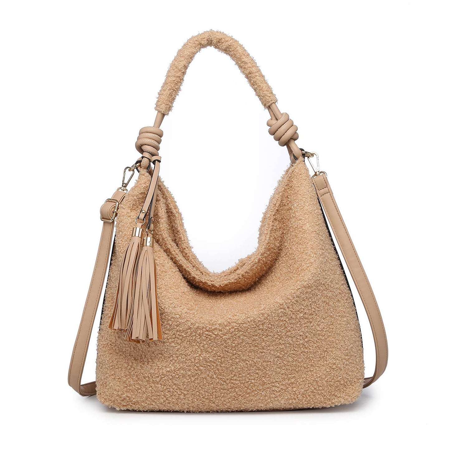 Fuzzy Hobo w/ Tassel