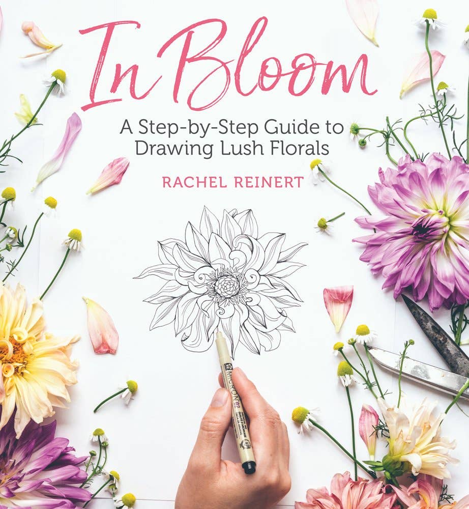 In Bloom- Floral Drawing Guidebook