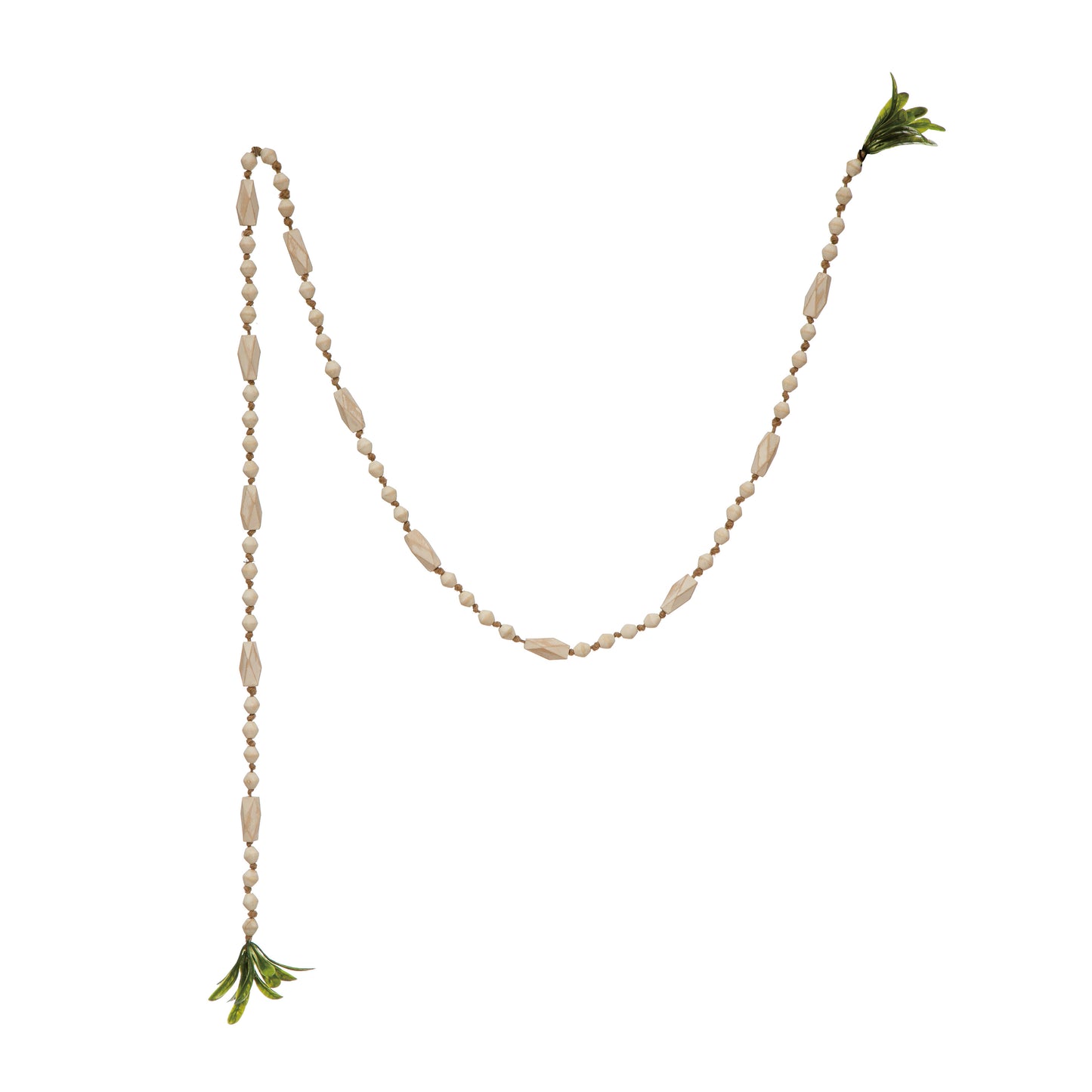 Paulownia Wood Bead Garland
