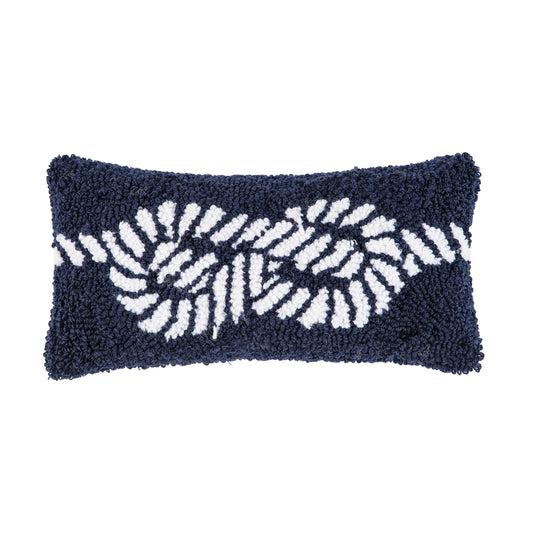 Rope Knot Hooked Pillow